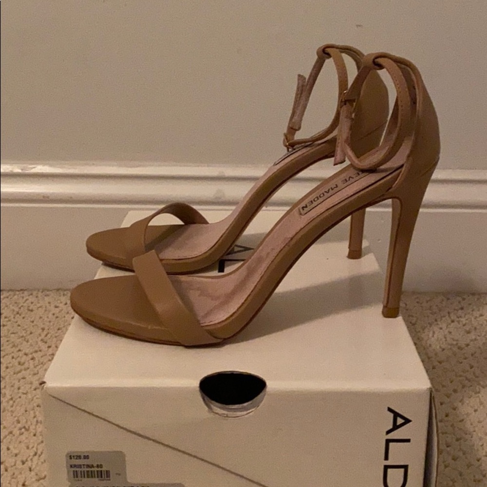 Nude Heeled Sandals